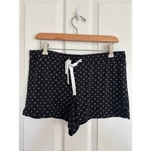 Calvin Klein Sleepwear Shorts Large Black & White Lounge